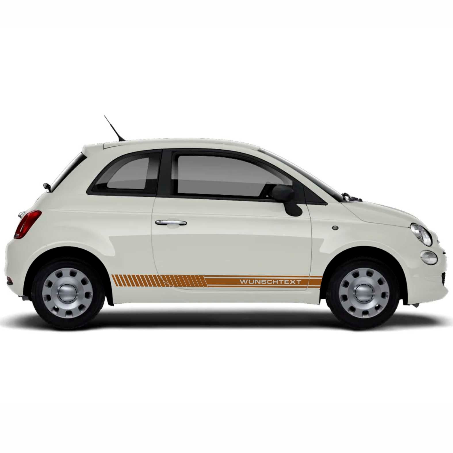 Aufkleber Auto Fiat ABARTH Seitenstreifen Sportstreifen