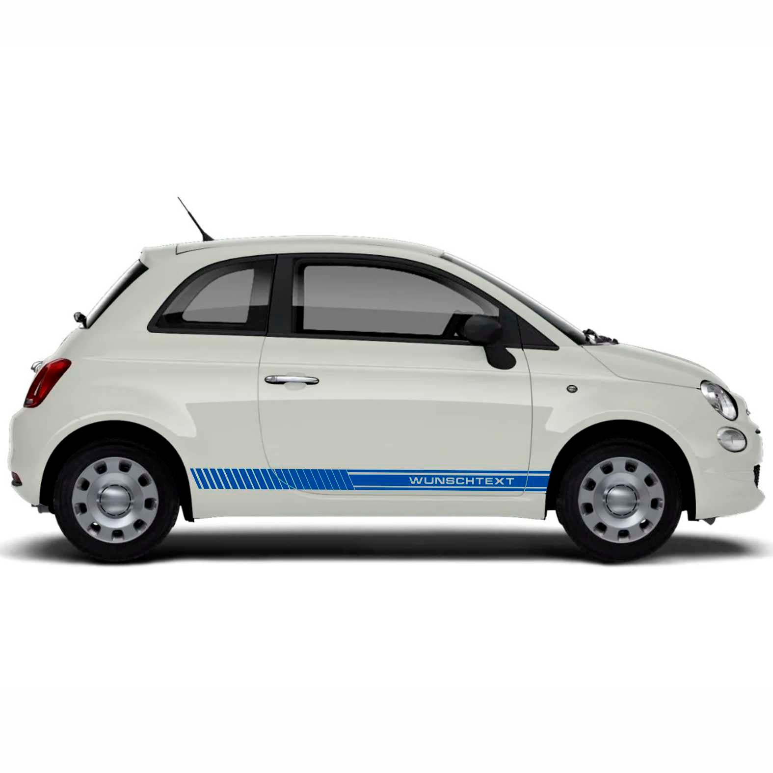 Aufkleber Auto Fiat ABARTH Seitenstreifen Sportstreifen