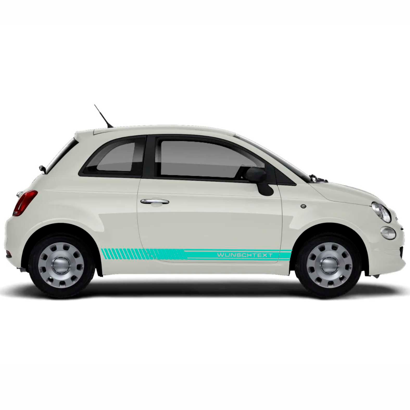 Aufkleber Auto Fiat ABARTH Seitenstreifen Sportstreifen