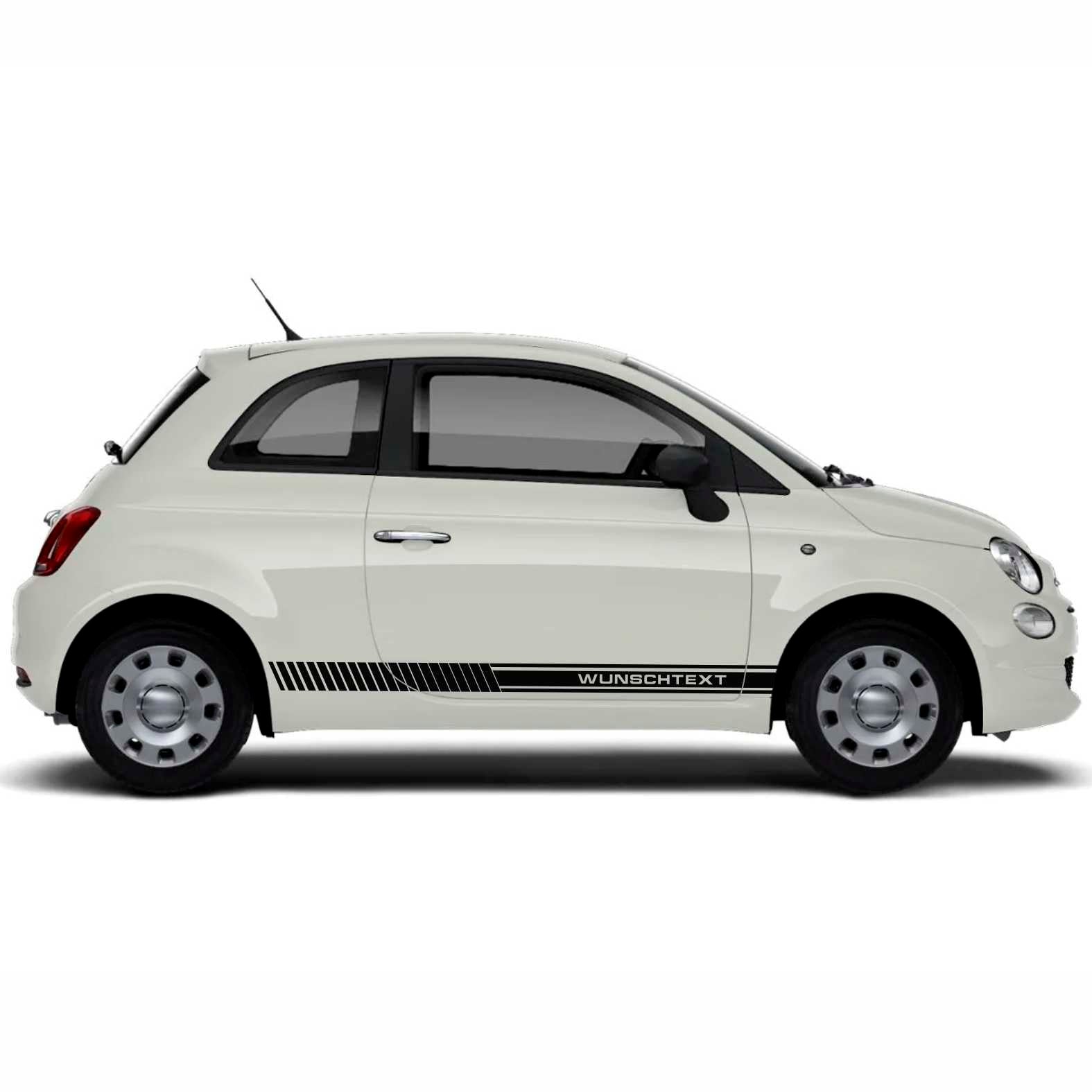Aufkleber Auto Fiat ABARTH Seitenstreifen Sportstreifen